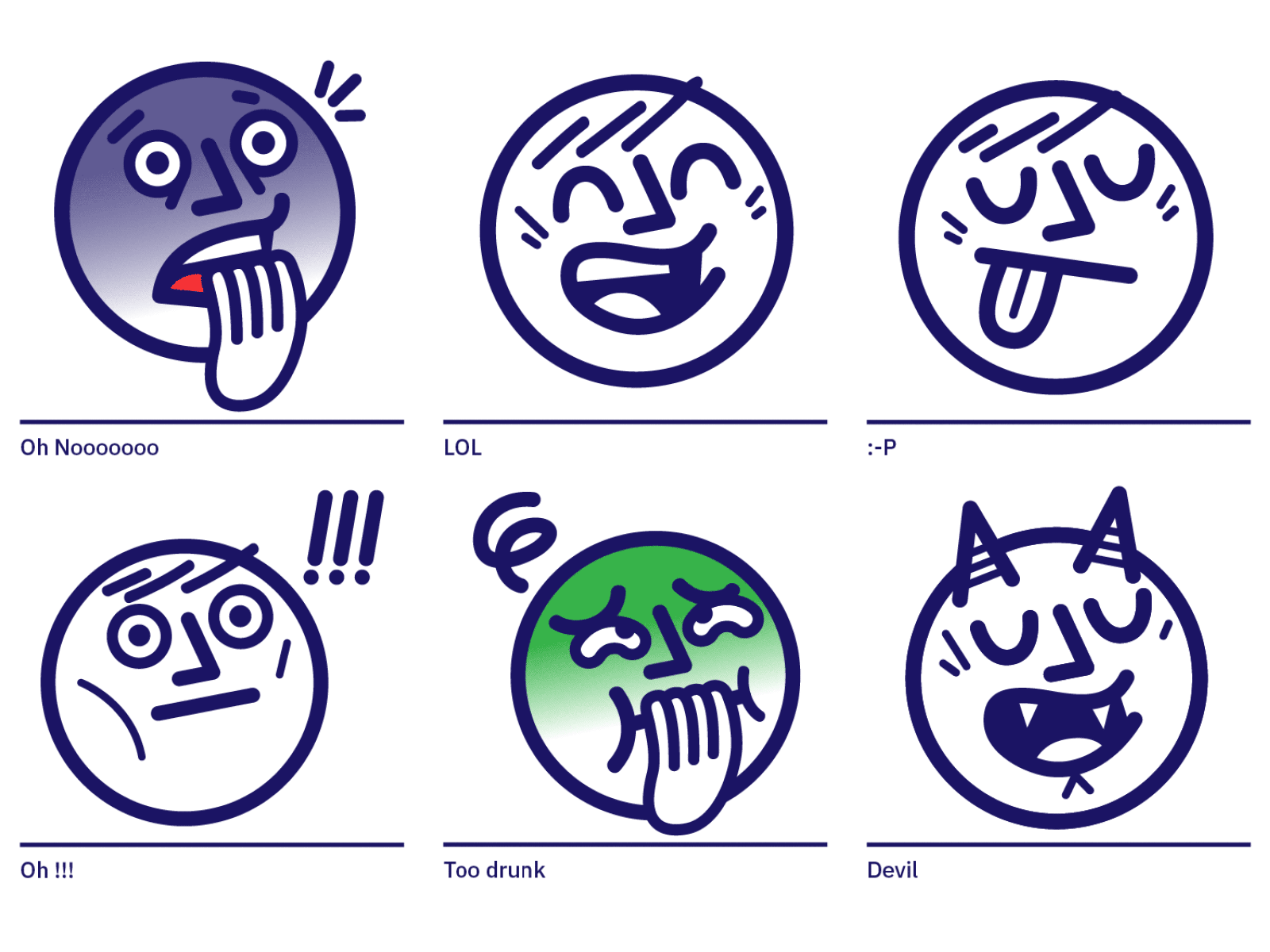 Line — emojis