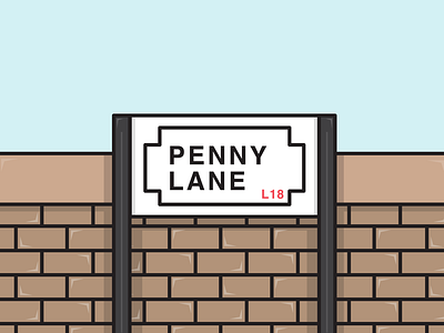 Penny Lane, The Beatles illustration