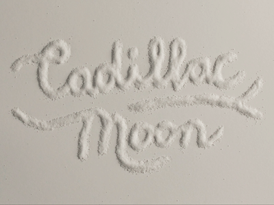 Cadillac Moon GIF animation basquiat gif lettering type typography white