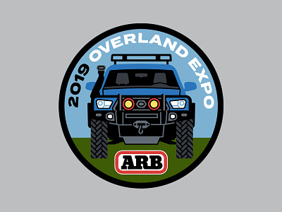 ARB Overland Expo Patch car jeep overland patch vehicle