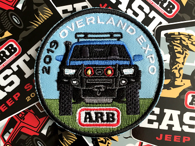 ARB Overland Expo Patch 2 car illustration jeep outdoors patch vehicle