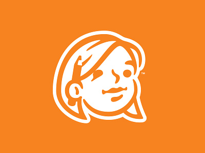 Dunn Mascot Variant girl logo mascot pencil woman