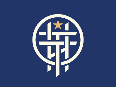 Toth Monogram branding design letters logo logo design monogram stars