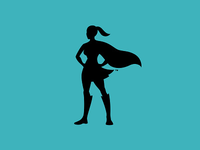 Super Girl branding cape logo logodesign super hero superhero