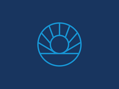 Sundial Logo design logo monoline monoline logo sun sundial