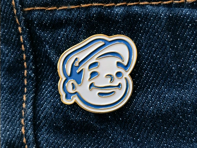 Dunn Lumber Pin denim enamel enamel pin enamelpin enamelpins hat head logo logodesign mascot pencil pin pins