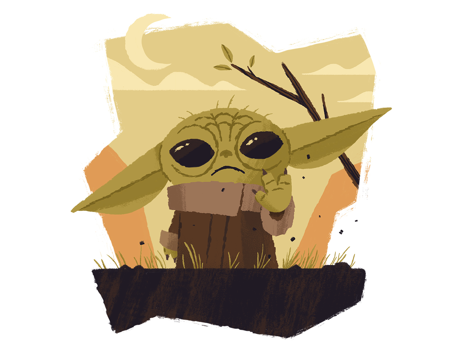 Santa Baby Yoda by Ana Villanueva on Dribbble