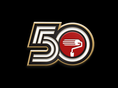 50 Years Enamel Pin