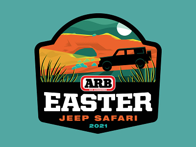 ARB Jeep Safari Sticker badge bronco car ford grass headlight jeep moab moon mountain night road rocks safari silhouette sky sticker truck utah vehicle