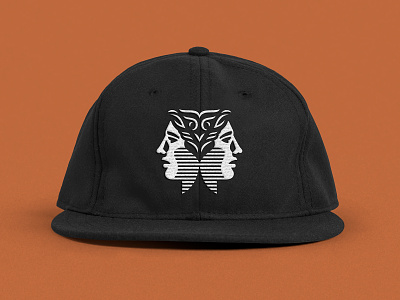Wisdomist Hat branding face hat illustration logo wool hat