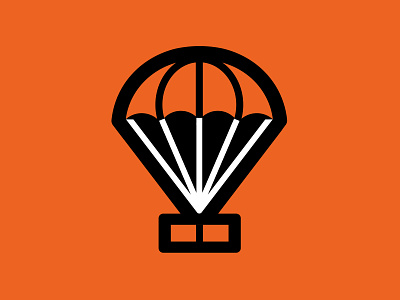 Droppp Logo (unused) 2 airdrop branding icon logo nft parachute