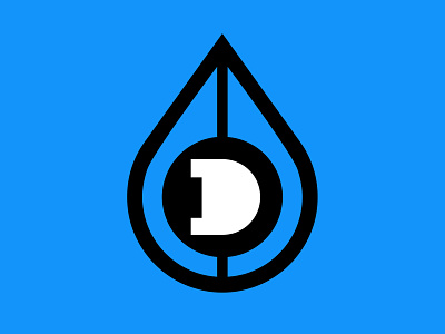 Droppp Icon (unused) branding drop droplet logo rain raindrop