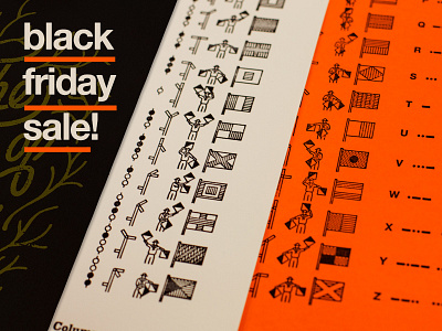 Black Friday Sale on posters black friday design etsy illustration lettering letterpress posters sale screen print shop