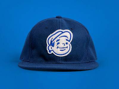 Dunn Lumber Hat character ebbets face hat illustration logo mascot patch pencil
