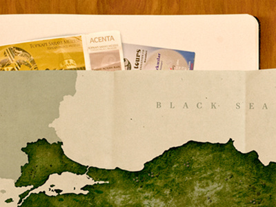 Black Sea design map notebook photo photography photorealism travel
