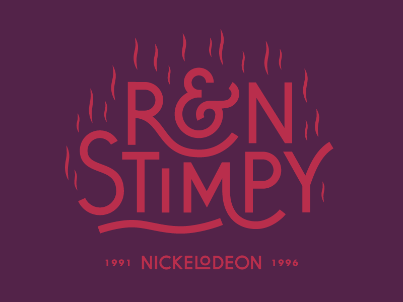 GIF: Nick Shows cartoons illustration nickelodeon playoff rebrand show tv type typography