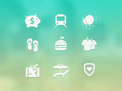 Benefit Icons icons one colour simple vector