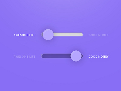 Daily UI 015 - On-Off Switch daily ui freebie minimal on off purple simple switch toggle