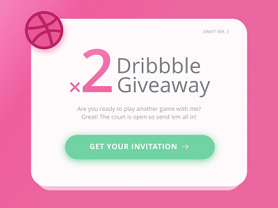 [Closed] x2 Dribbble Invites 