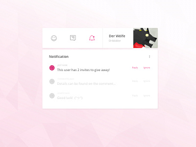 [Closed] Two Dribbble Invites dribbble giveaway invitations invites notification pink play ui