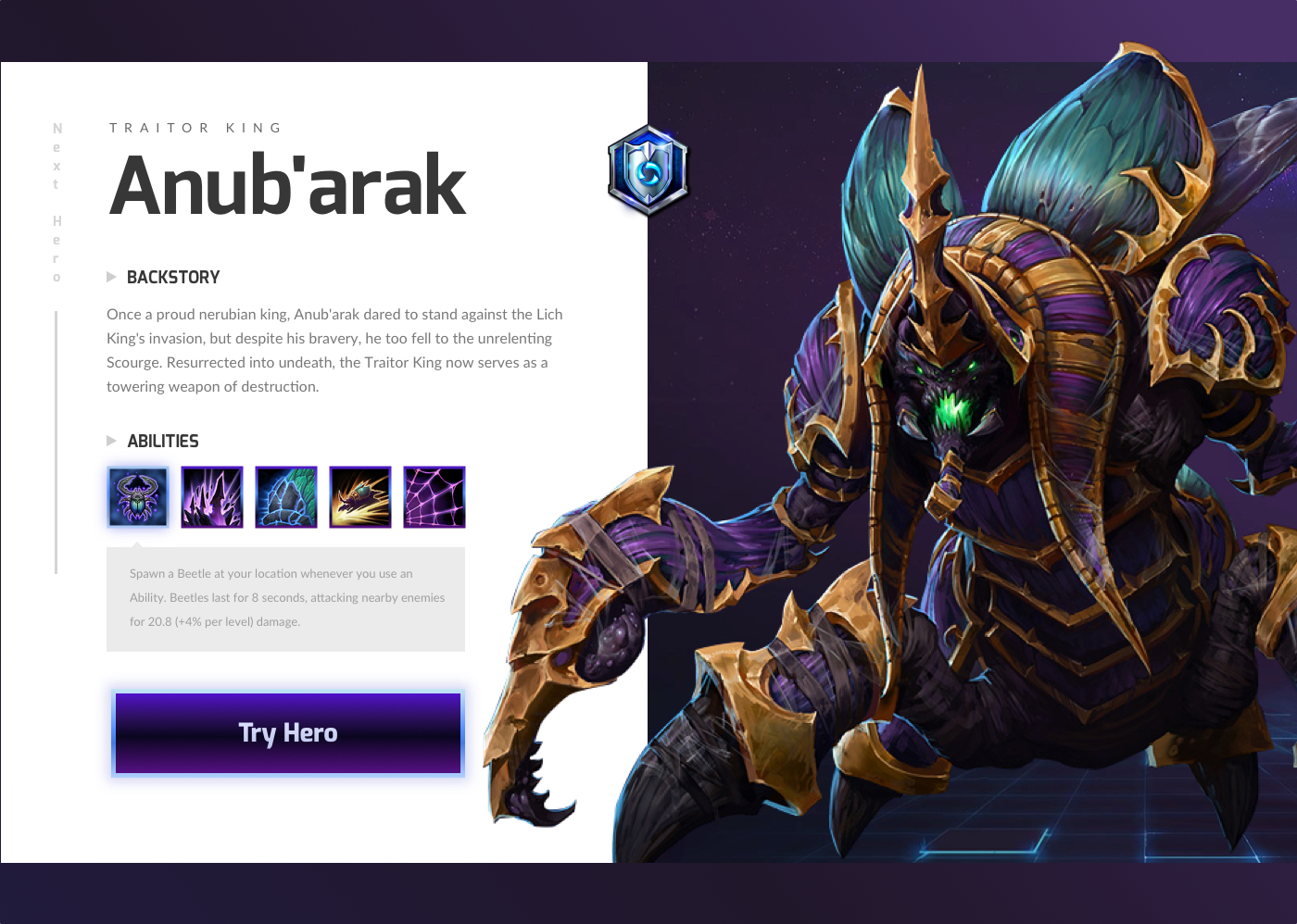 Heroes of the Storm Game Card by Maengune on Dribbble