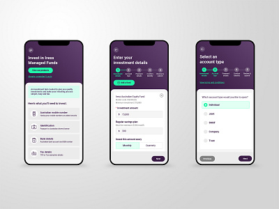 Fintech Mobile / iPhone / Dashboard Design