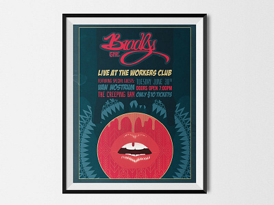 The Bradlys - Band poster design band design band poster band poster design music design music poster poster poster design psychedelic psychedelic poster