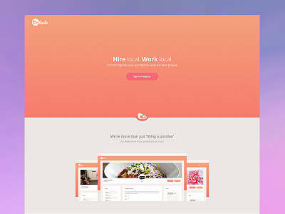 Bindr - Landing page home