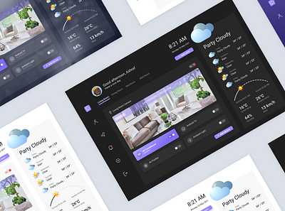 Smart Home Redesign app home redesign smart ux weather