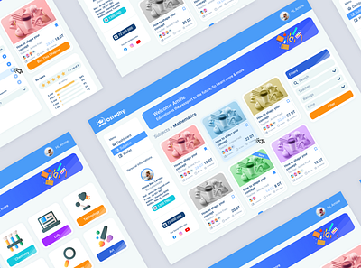 Ostedhy | E-learning App app design elearning figma ux web