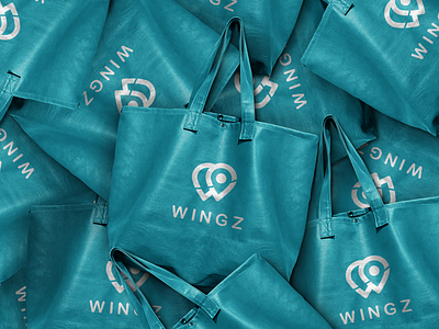 wingz- logo identity branding graphic design inspiration logo identity