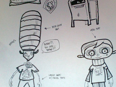 Psychonauts game illustration psychonauts sharpie