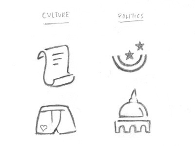 Icon Sketches boxers icons illustration sketches