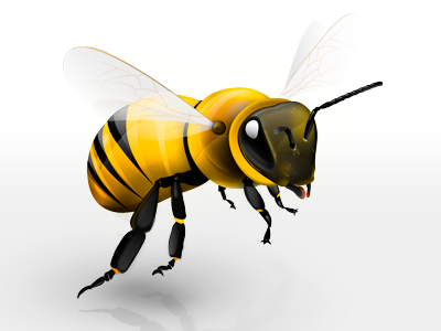 Bee bee gold icon