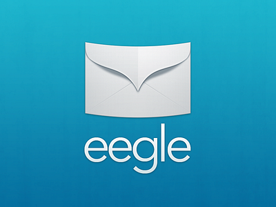 Eegle eagle eegle email envelope logo