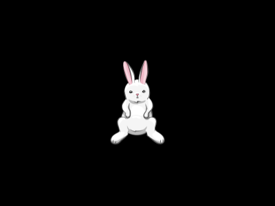 Bunny breathing animated animation blink breathing bunny gif rabbit