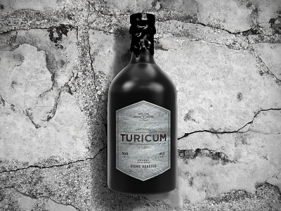 Turicum Bottle Design bottle bottle label design gin packaging packaging mockup