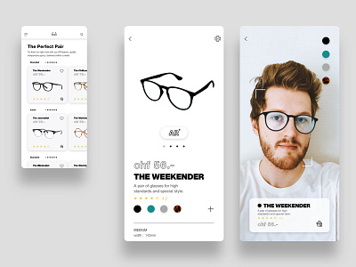 Glasses with AR testing ante ar branding cinema 4d colour design dribble glasses person product retail shop testing ui ux vector vr