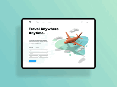 Travel Anywhere, Anytime Parallax test