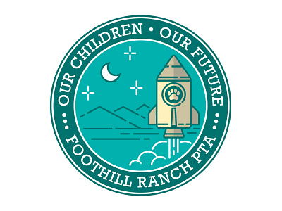 Foothill Ranch PTA 2016 crest foothill logo pta rocket school space
