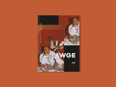 Magazine 01 - AWGE art cover design graphicdesign magazine