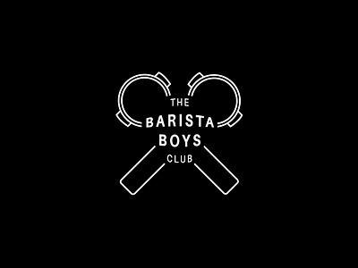 Logo 10 - Barista Boys Club branding design graphic design graphicdesign illustration logo typography