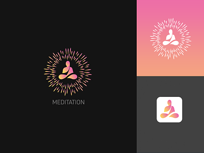 Meditation Logo logodesign meditation meditation logo yogalogo