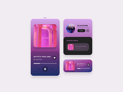 Music Player App Design