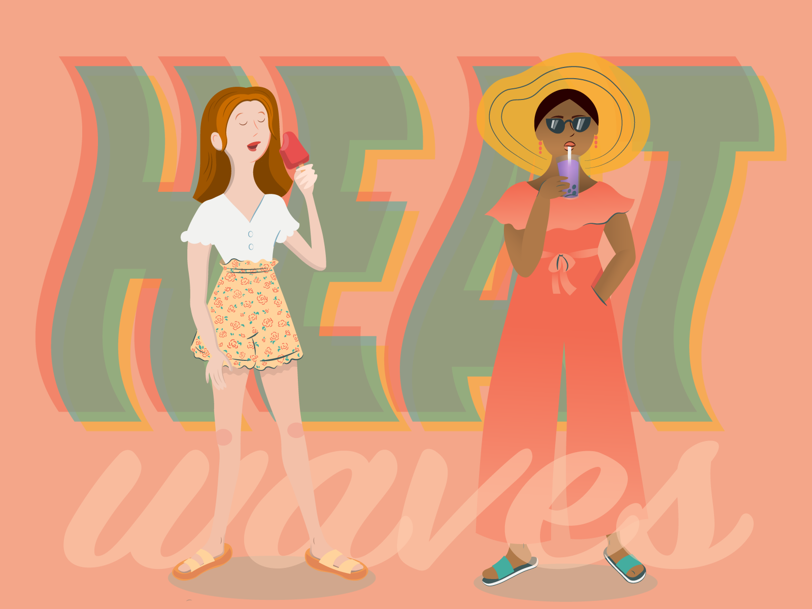 Heat Waves by Lina Maslo on Dribbble
