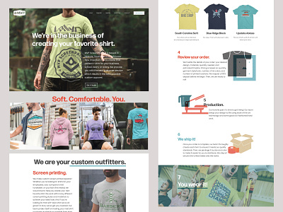 MVP Printing website redesign elementor illustration screen printing tshirts web design website wordpress