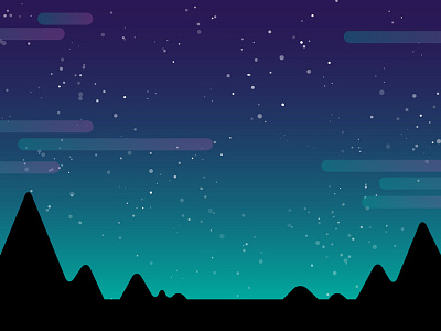 Headed Home Game Background alien background game game illustration illustration landscape night sky space vector