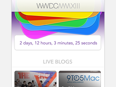 WWDC 2013 Live Blog Site apple icon wwdc wwdc 2013 wwdc mmxiii