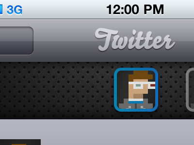 Twitter App app grey iphone purple twitter