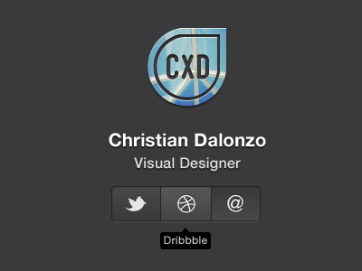 Personal Site Update black blue buttons designer dribbble email gray instagram logo twitter